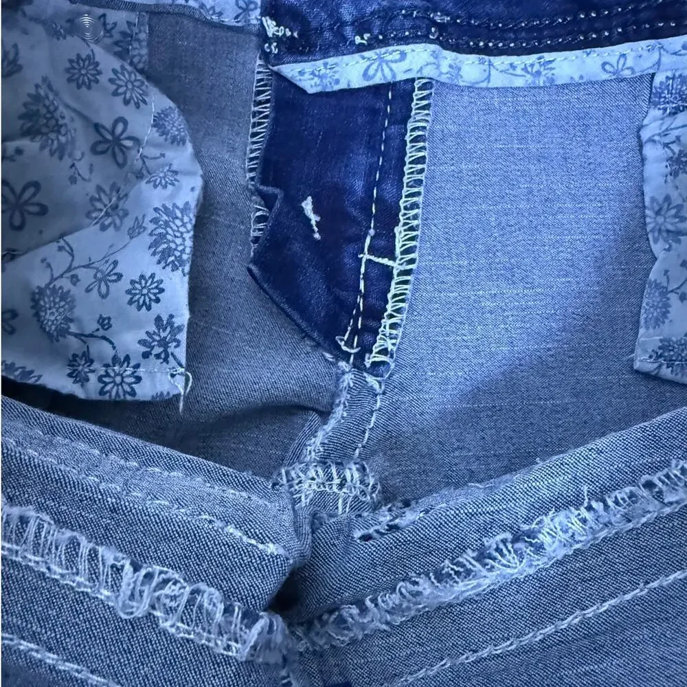 AMETHYST Y2K Style Low Rise Flare Denim Jeans w/ Stretch, Size 5 - Picture 7 of 11